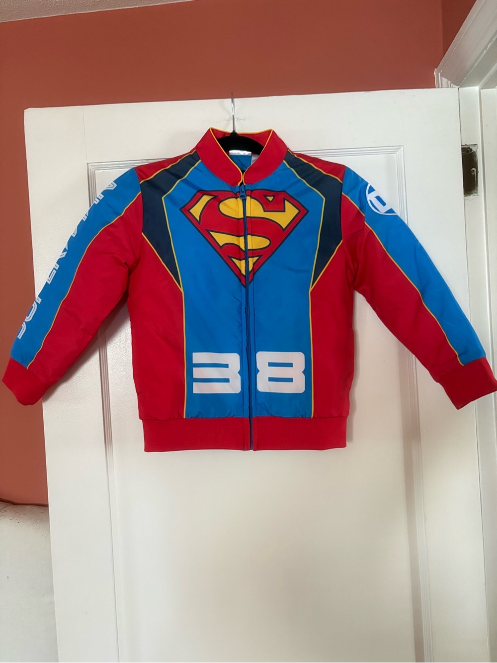 Superman Red & Blue Kids Jacket